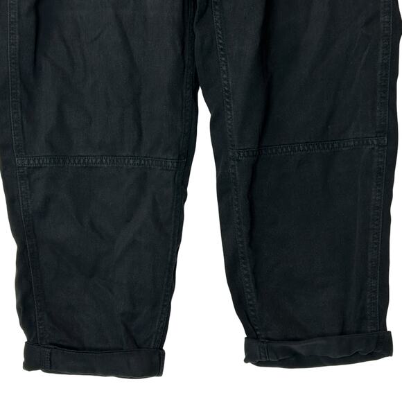 Everlane The Tencel Relaxed Chino Pants Black High Rise Women's 4 NWT Pockets - Picture 6 of 13
